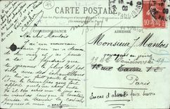 VINTAGE POSTCARD Garden Of Versailles the Basin Of the Dragon