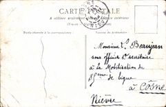 VINTAGE POSTCARD Paris the Fountain St Michel