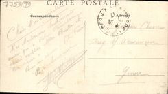 CPA Ville au bord des montagnes