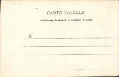 VINTAGE POSTCARD France girl Year Of the Church Woman Helmet Cross Flag