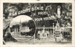 POSTAL de la VENDIMIA con la cueva bendije la petición para usted pesado