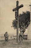CPA Voutenay Le calvaire 