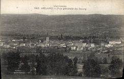 CPA L'Auvergne Arlanc Vue Generale Du Bourg