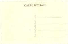 VINTAGE POSTCARD Louis the Dwarf Meal of peasants Dog Paris Museum of Louvre