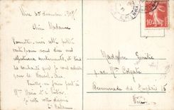 VINTAGE POSTCARD Fantasy Child Telegrapge Dove