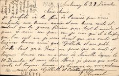 VINTAGE POSTCARD Fantasy Child Toboggan