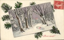 CPA Fantaisie Bonne annee