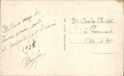 CPA Fantaisie Bonne annee