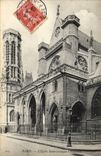 VINTAGE POSTCARD Paris the Church Saint Germain the Resident of Auxerre