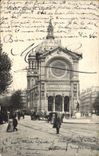 VINTAGE POSTCARD Paris Church St Augustin