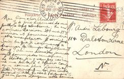 VINTAGE POSTCARD Paris Church St Augustin