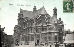 CPA Paris Eglise Saint Eustache
