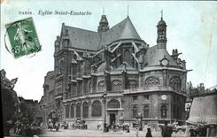 CPA Paris Eglise Saint Eustache