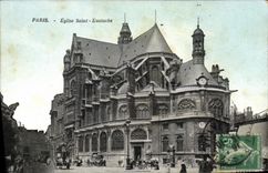 CPA Paris Eglise Saint Eustache