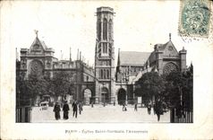 CPA Paris Eglise Saint Germain l'Auxerrois