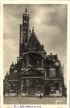 VINTAGE POSTCARD Paris While Strolling Church St Etienne Of the Mount