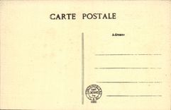 VINTAGE POSTCARD Palate De Fontainebleau room To be slept Of Marie Antoinette