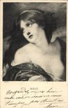 VINTAGE POSTCARD Concern Greuze Woman