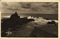 CPA La Douce France Biarritz Le Rocher De La Vierge