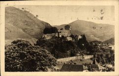 POSTAL de la VENDIMIA pesada el castillo