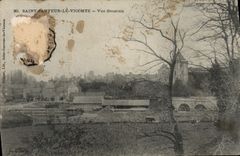 CPA Saint Sauveur Le Vicomte Vue Generale