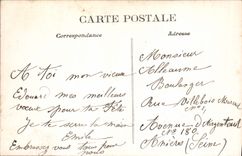 CPA Bonne Annee Homme