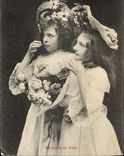 VINTAGE POSTCARD Bouquet Of Festival Children