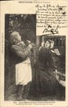 CPA Bretagne Les Chansons De Botrel Illustrees Les filles de chez nous Folklore