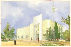 CPA Paris Exposition De 1937 Le Pavillon Des Grands Magasins Du Louvre