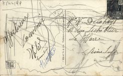 VINTAGE POSTCARD Fair Colonial international Of Paris House of Kampuchea