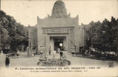CPA Exposition Internationale Des Arts Decoratifs Paris 1925 Pavillon De l'Afrique Francaise