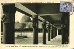 CPA Exposition Coloniale Internationale Paris 1931 Le Congo Belge Vue Prise Du Portique Des Industries De Luxe Vers Le