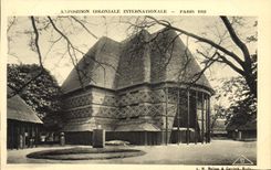 VINTAGE POSTCARD Fair Colonial International Paris 1931 Cameroun Togo