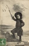 VINTAGE POSTCARD Brittany Greets You Child Folklore