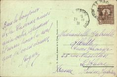 CPA Quatre Mats Dans la Tempete