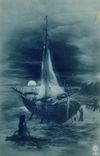 CPA Fantaisie Bateau