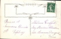 CPA Fantaisie Fleurs