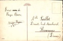 CPA Fantaisie Enfants Chien