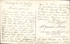 Barco de los marineros de la fantasía de la POSTAL de la VENDIMIA