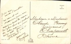 CPA Fantaisie Maison au coin du bois