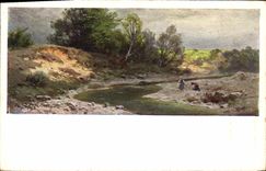 CPA Fantaisie Paysage