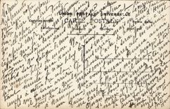 VINTAGE POSTCARD Fantasy Woman Lotus