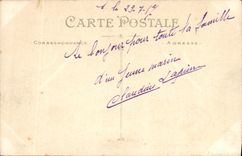 VINTAGE POSTCARD On the edges of the LFemme ocean