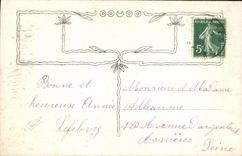 CPA Fantaisie Fleurs Muguet