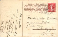 VINTAGE POSTCARD Fantasy Flowers Hands