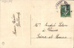 CPA Fantaisie Bonne annee