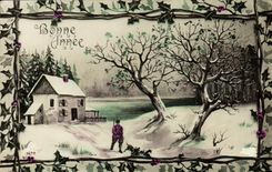 CPA Fantaisie Bonne annee