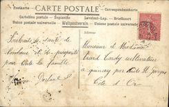 VINTAGE POSTCARD Fantasy Child Balloon