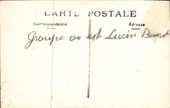 CARTE PHOTO Lucien Bonnet Soldats Canon Militaria