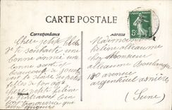 VINTAGE POSTCARD Fantaisie Children Lives the New year and You